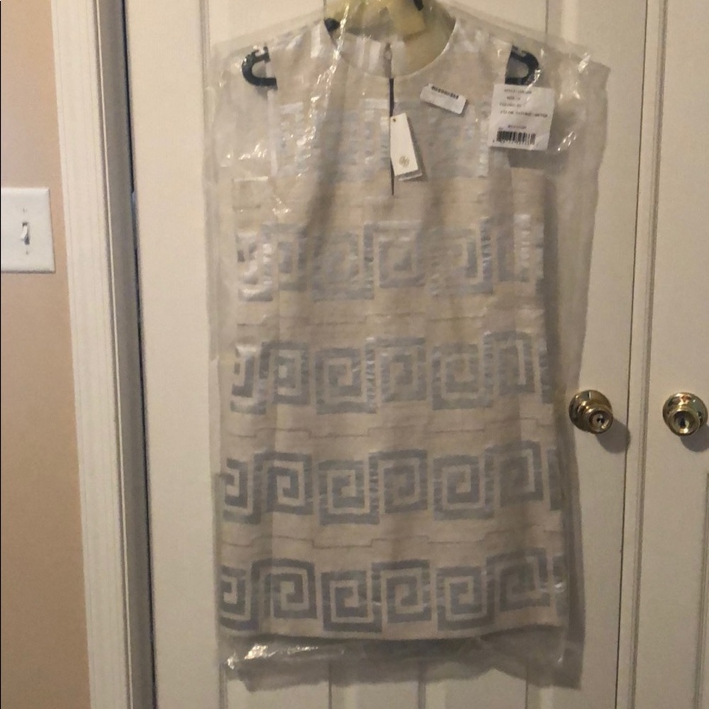 Tory Burch texted jacquard dress